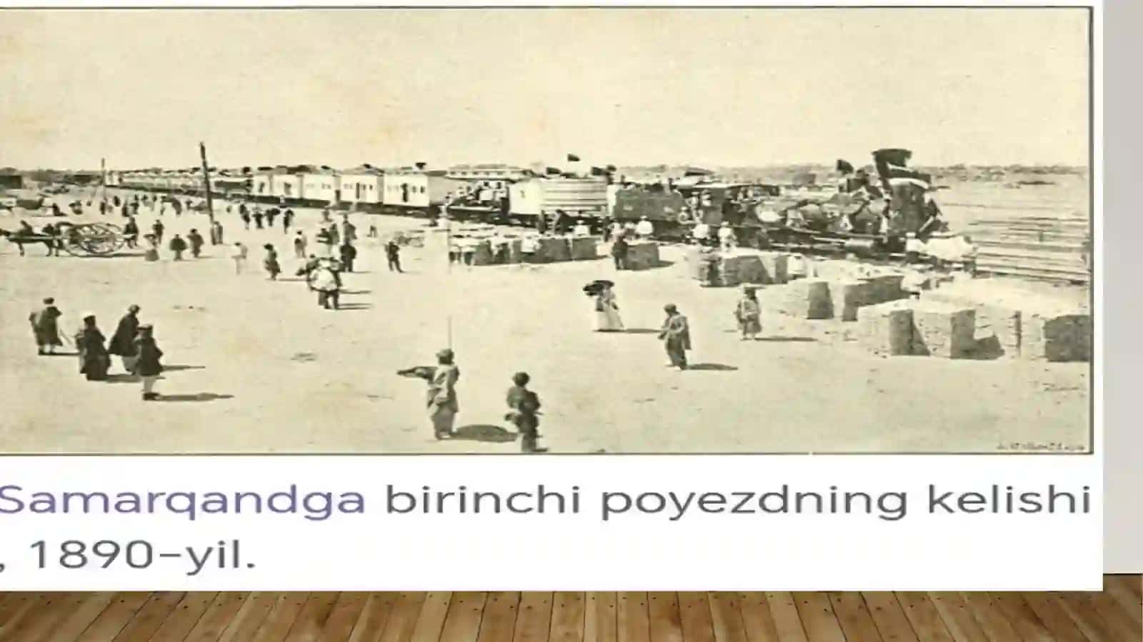 Samarqandga ilk temir yo’l qurilishi 3