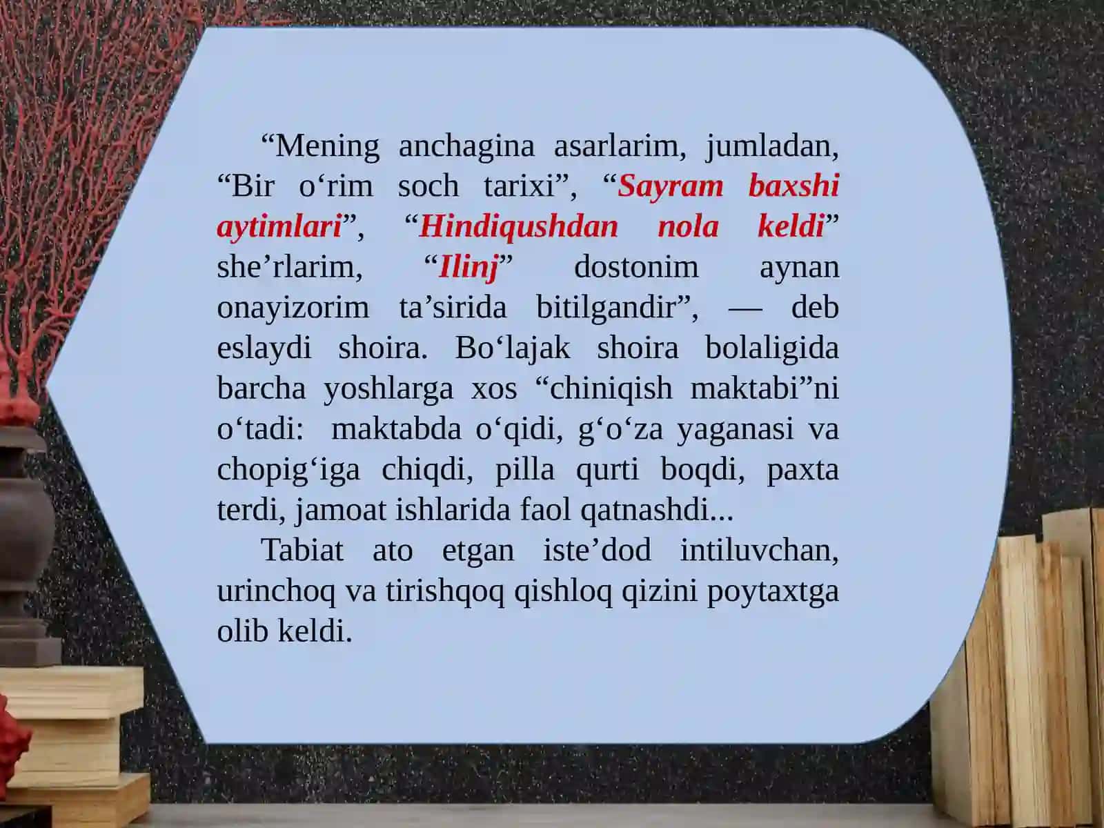 HALIMA XUDOYBERDIYEVA 3
