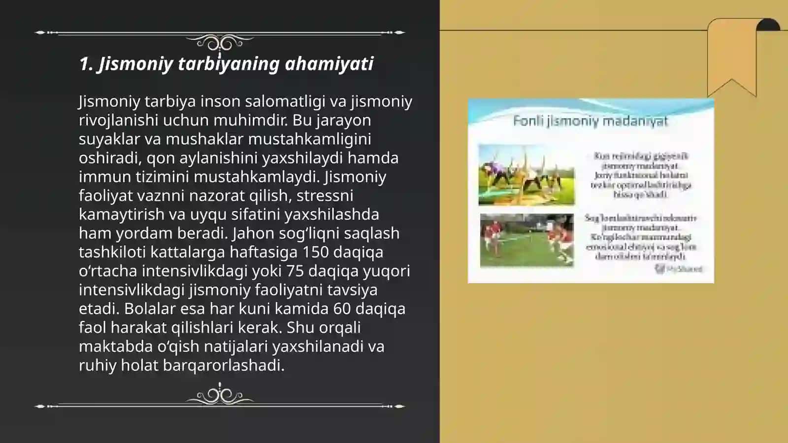 JISMONIY TARBIYA TIZIMINING UMUMIY TAMOIYLI 3