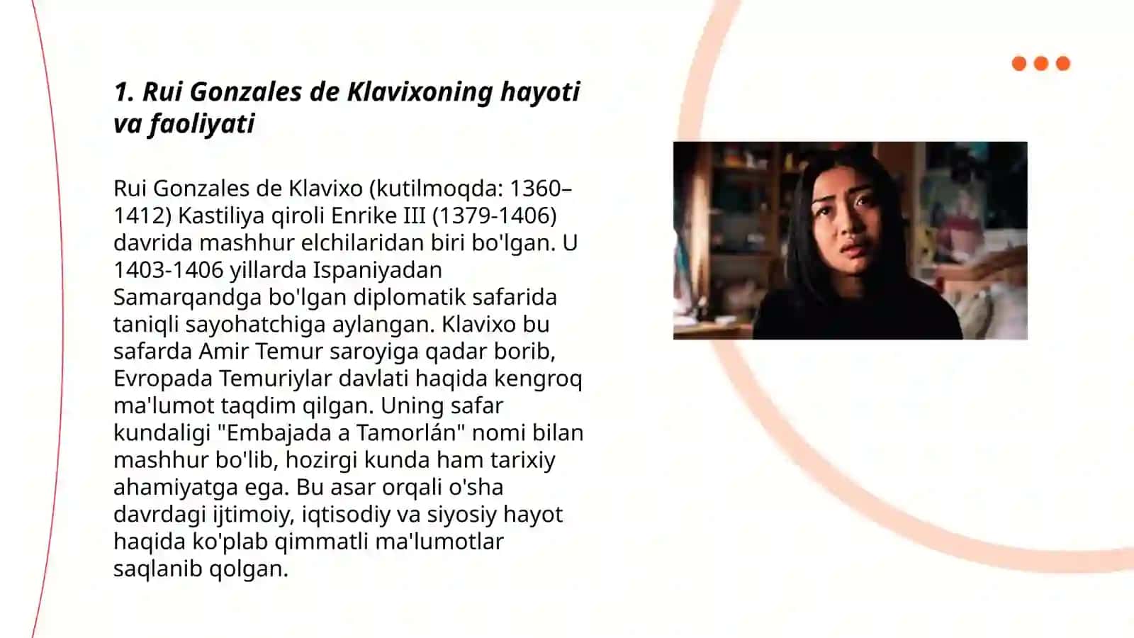 Rui Gonzales de Klavixoning " Samarqandga Temur saroyiga sayohat kundaligi" 3