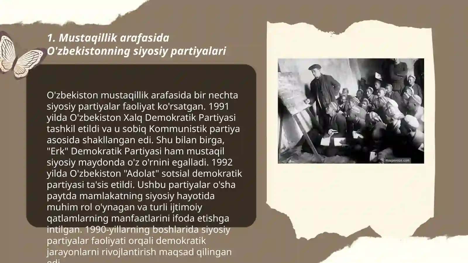 Mustaqillik arafasida O'zbekistondagi ijtimoiy-siyosiy jarayonlar 3