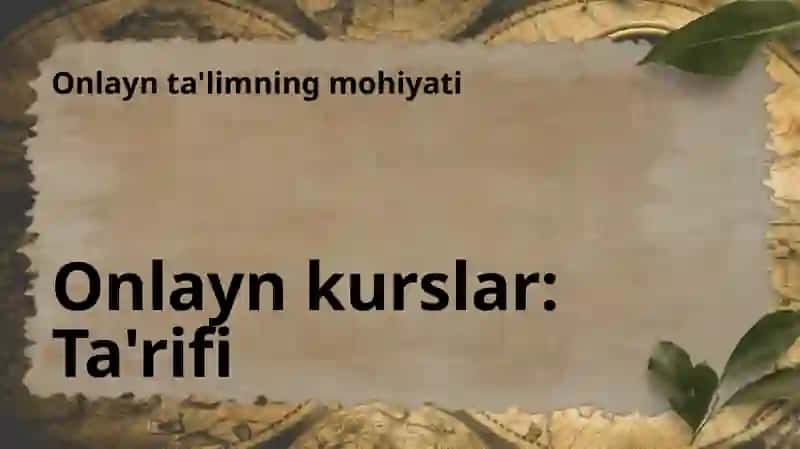Onlayn Kurslar Platformasi 3