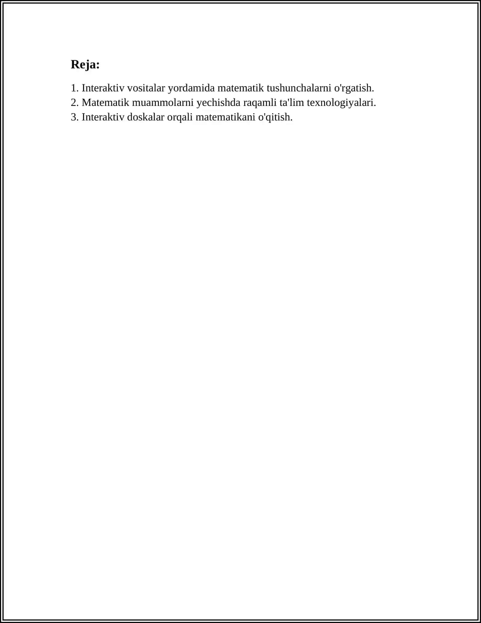 MATMATIK TA‘LIMDA INTERAKTIV VOSITALARDAN FOYDALANISH 3