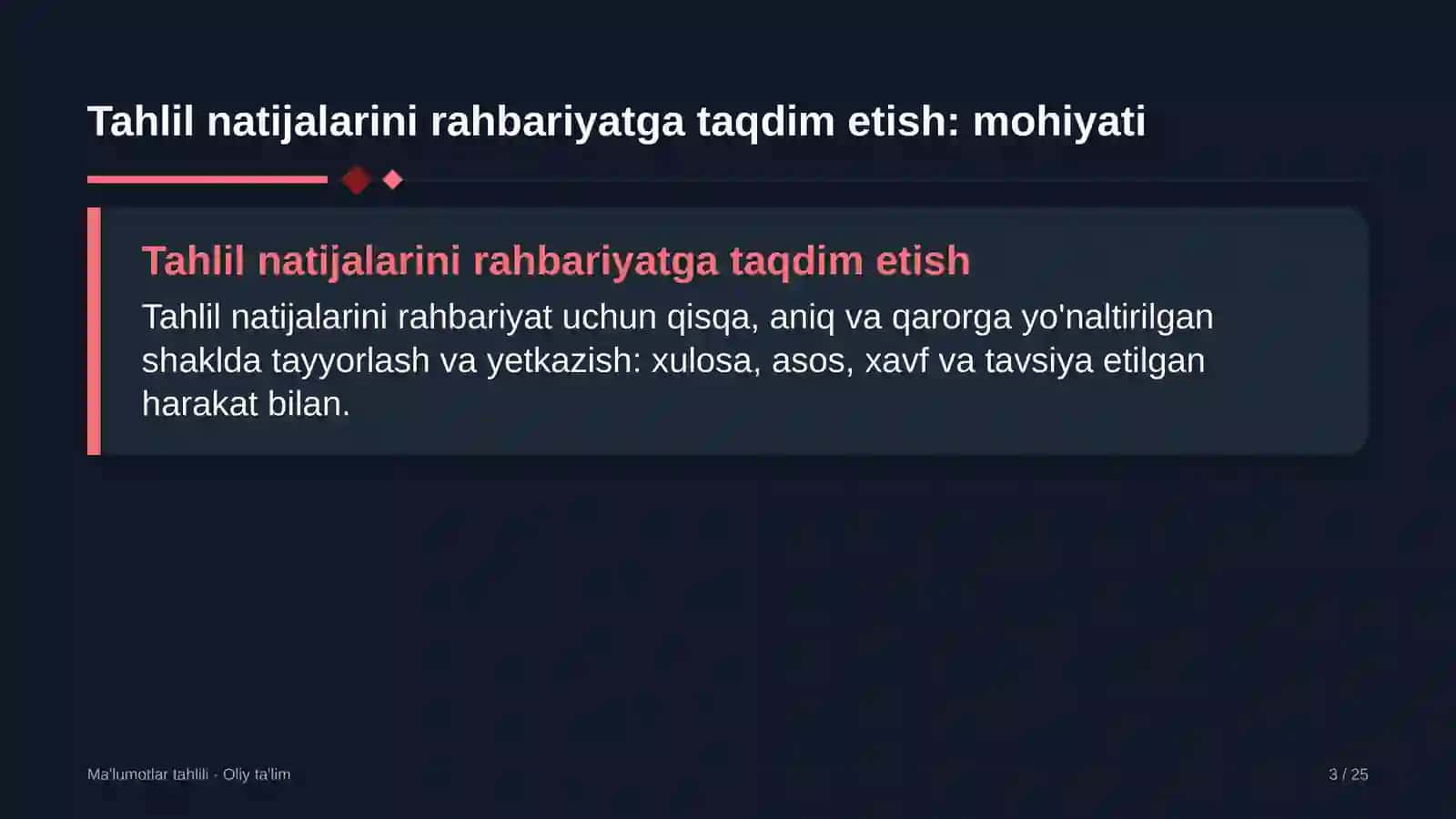 o'yin ishlab chiqish studiyalarida tahlil natijalarini rahbariyatga taqdim etish 7275 3