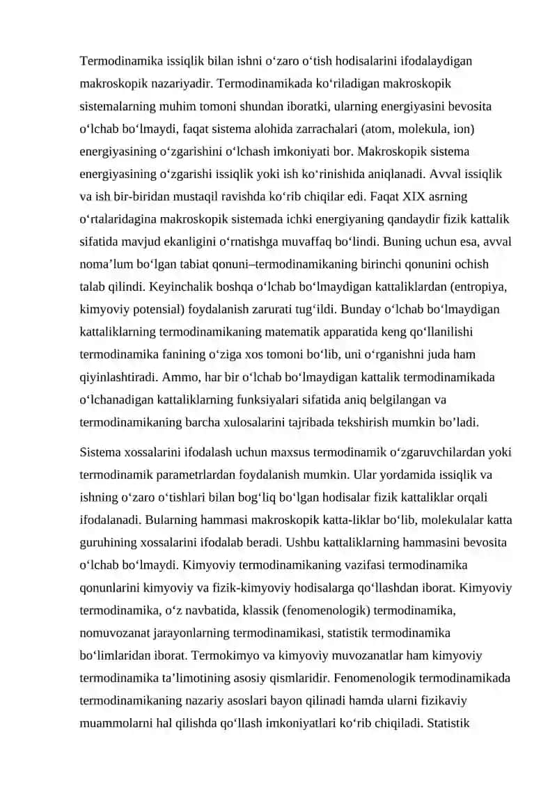 sinergetika. Avtotebranmali jarayonlar. 3