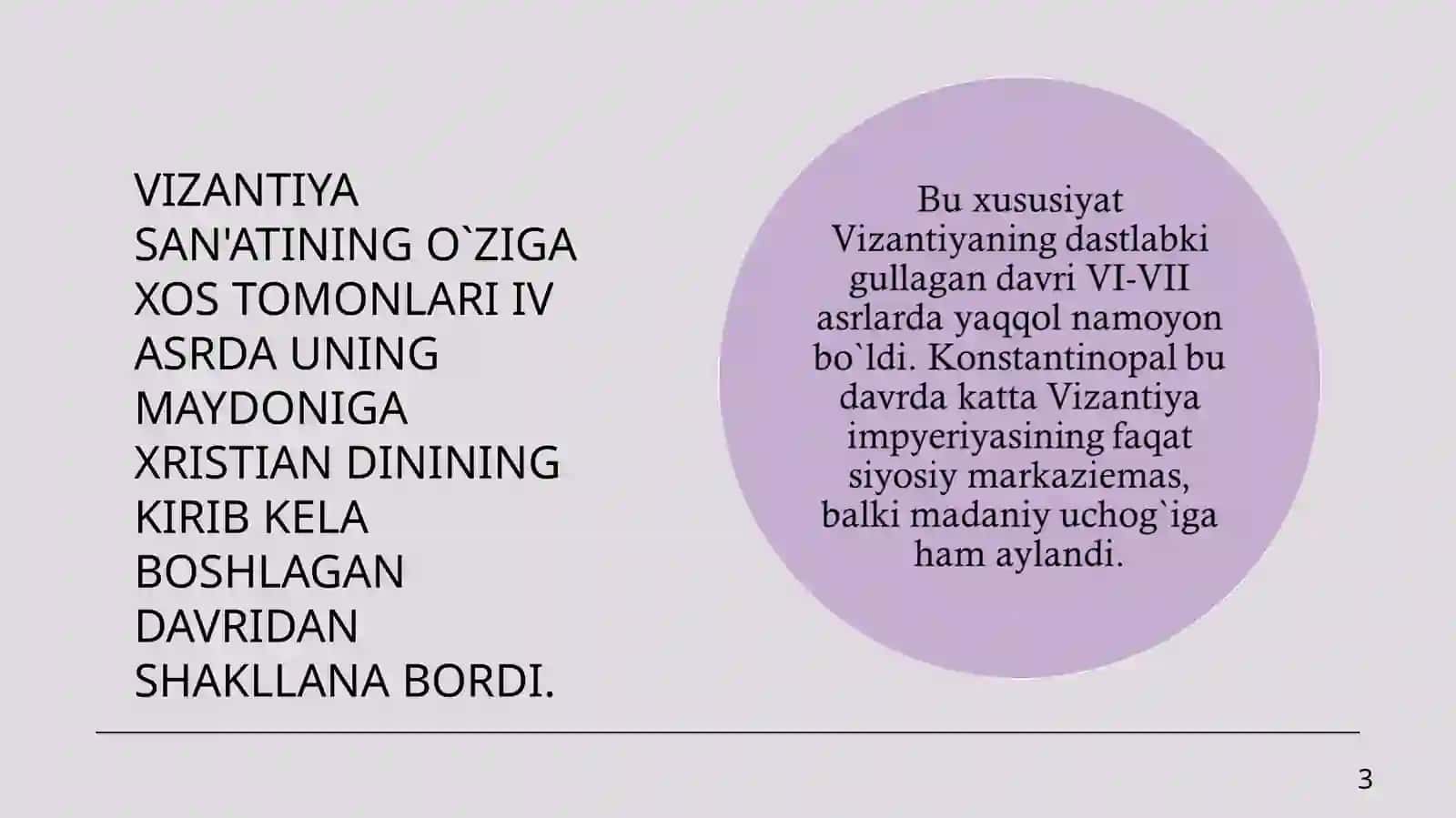 VIZANTIYA SAN'ATI TARIXI 3