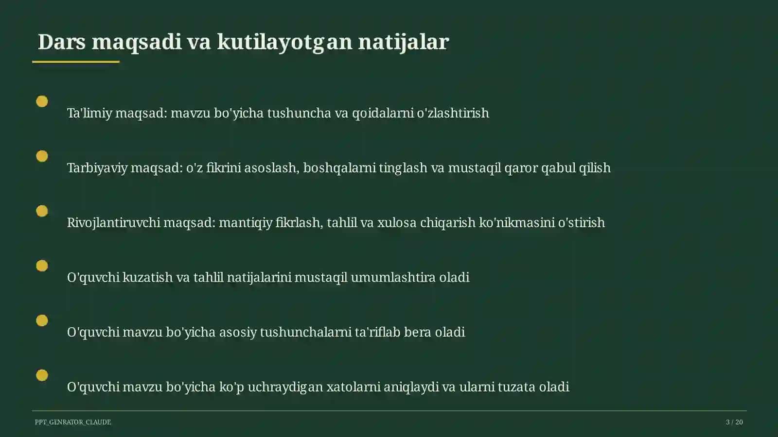 Kombinatorika elementlari: sanash qoidalari (6-sinf) 3