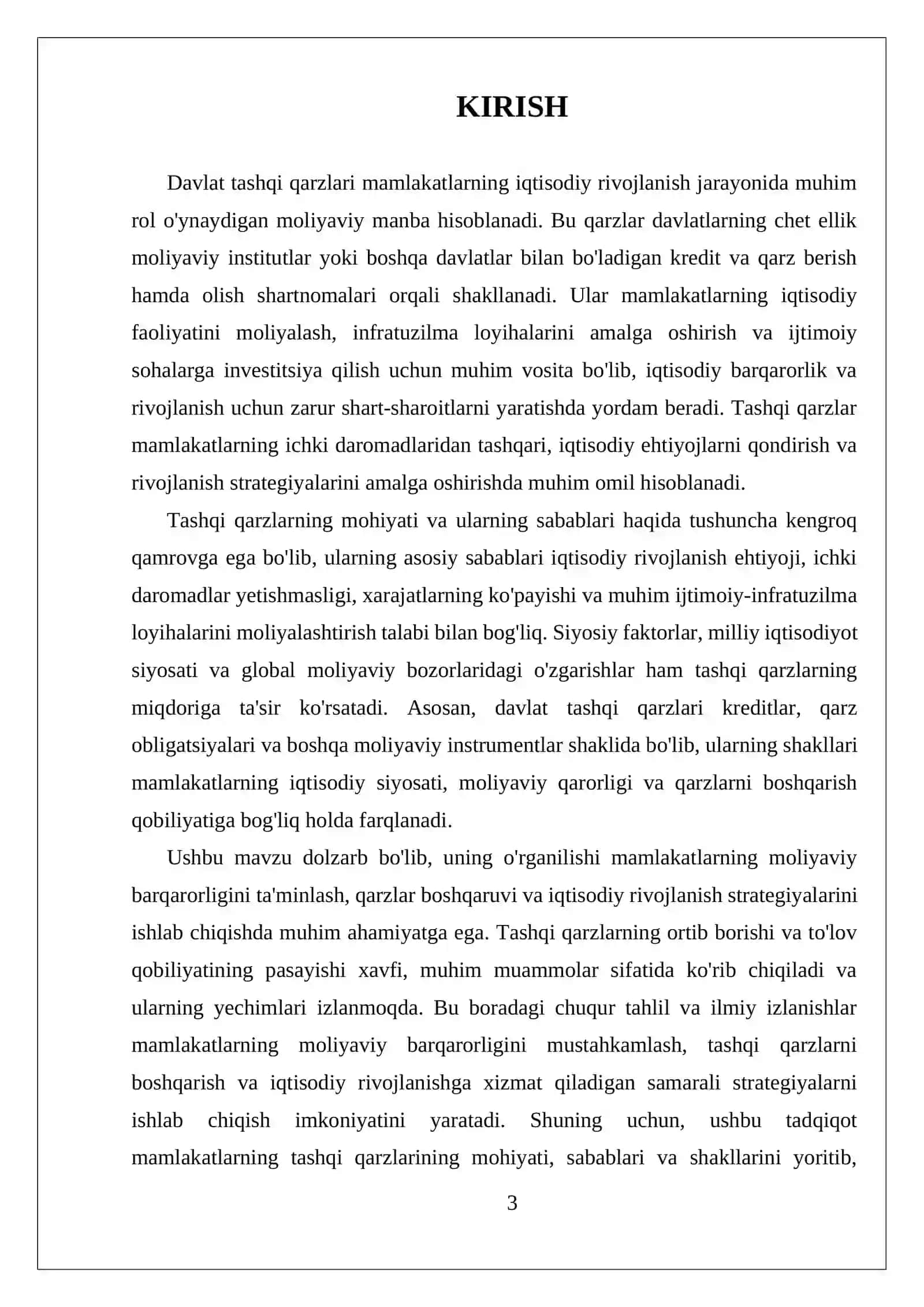 Davlat tashqi qarzlarining mohiyati va uning sabablari,asosiy omillari va shakillari 3