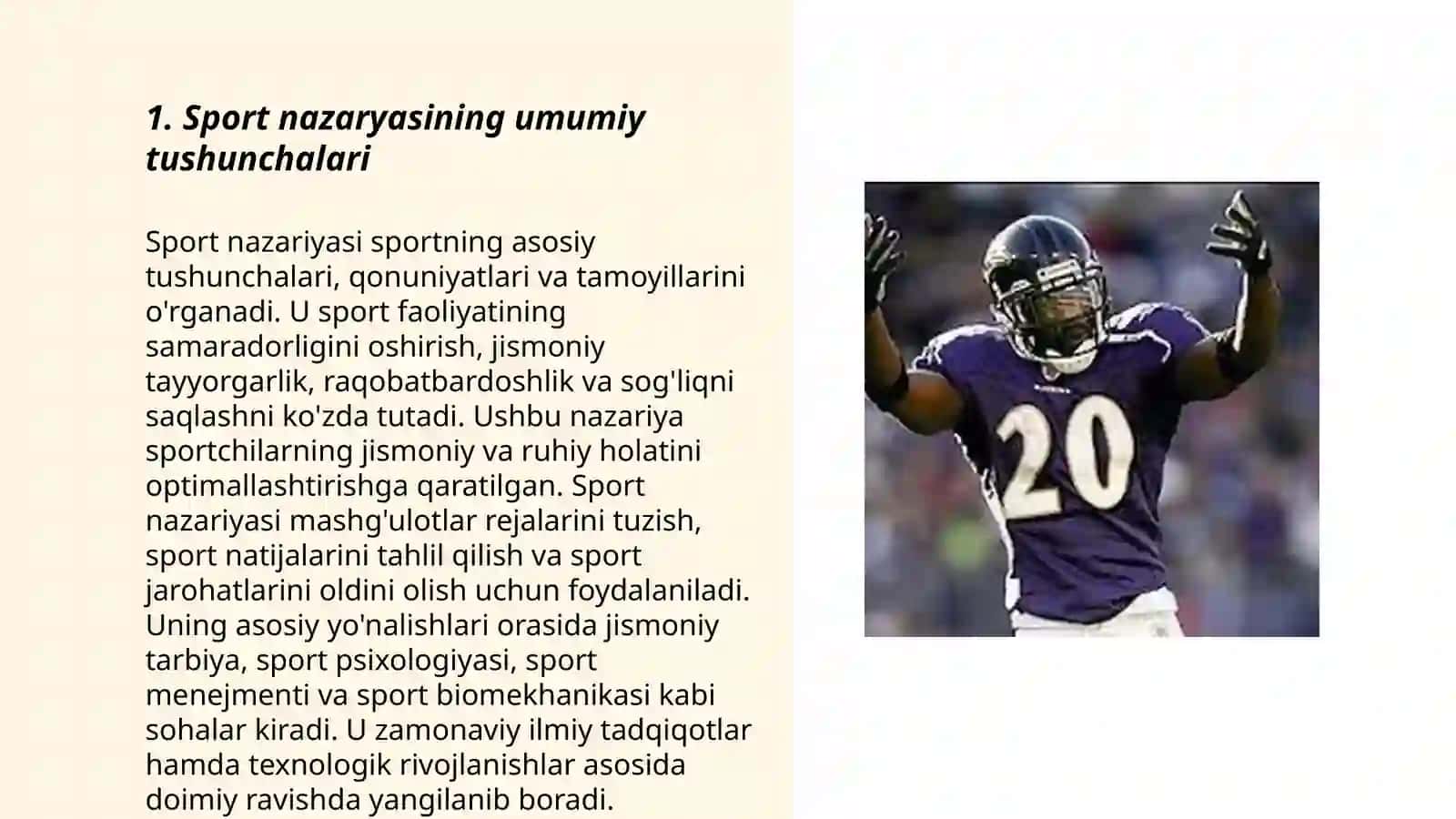 Sport nazaryasi uslublari 3