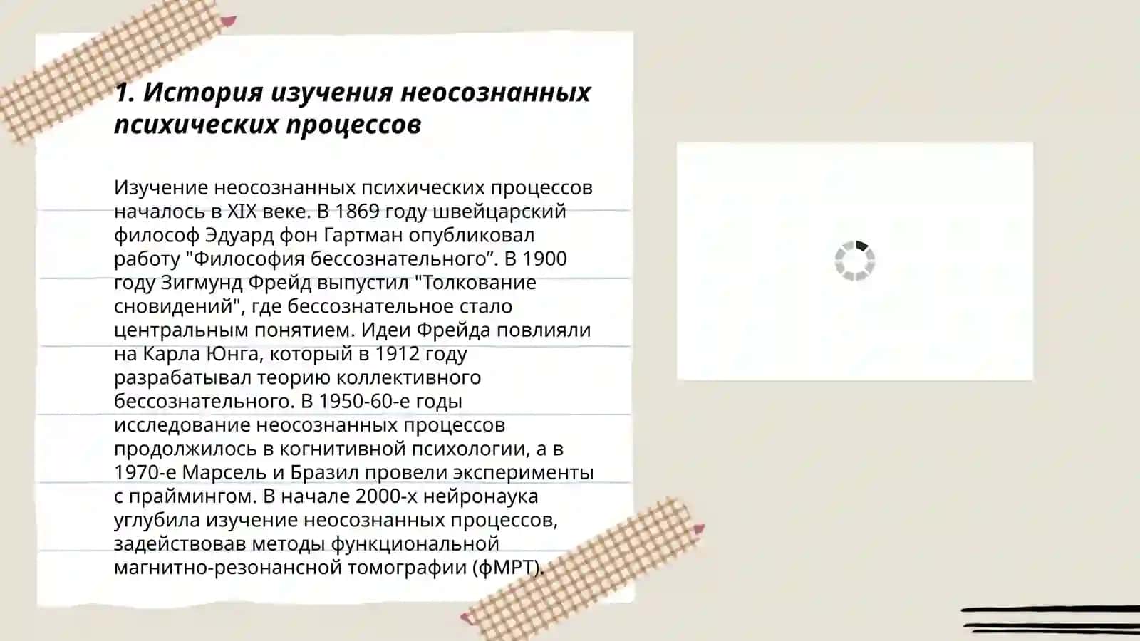 История изучения неосознанных психических процессов 3