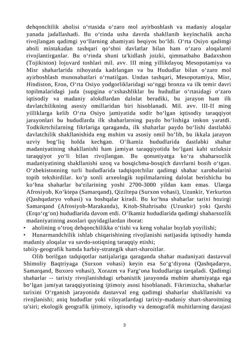 O‘ZBEK DAVLATCHILIGINING SHAKLLANISHI VA TARAQQIYOT BOSQICHLARI 3