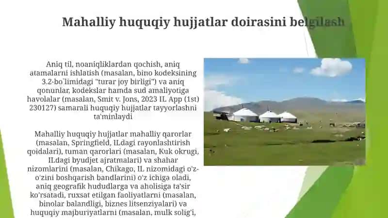 Lokal huquqiy hujjatlarning yuridik texnikasi 3