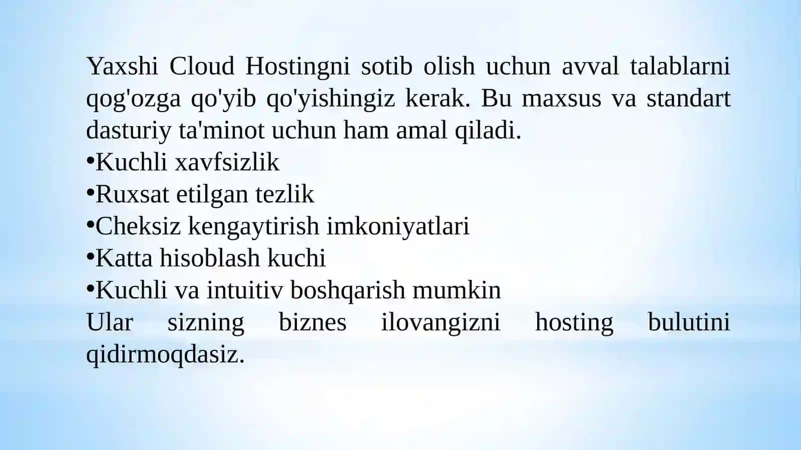 Bulutlihostingprovayderi 3