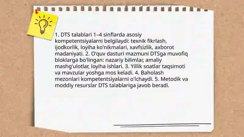 Qog'oz va karton bilan ishlash darslarining mazmuni by Tojiqulova Dilnura 3