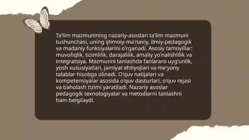 Ta'lim mazmuni 3