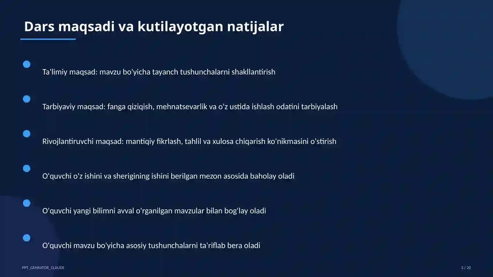 Mening oilam: rus tilida so'zlashuv (3-sinf) 3