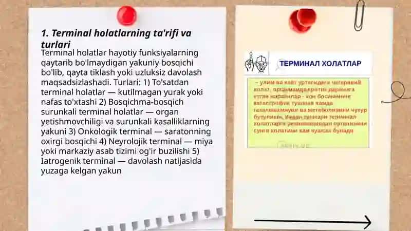 Terminal holatlar 3
