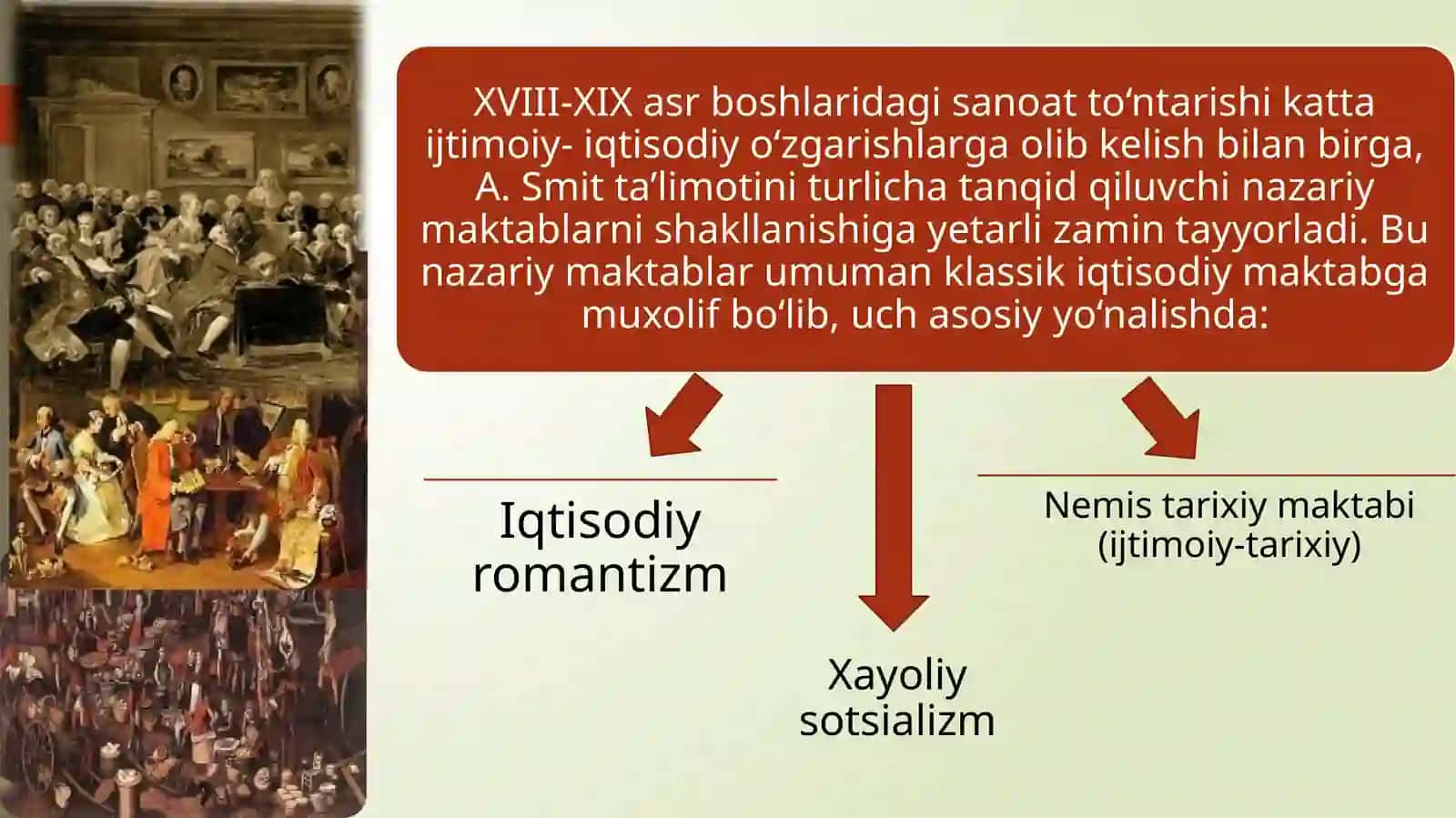 Klassik iqtisodiy maktabga muqobil g’oyalarning mohiyati 3