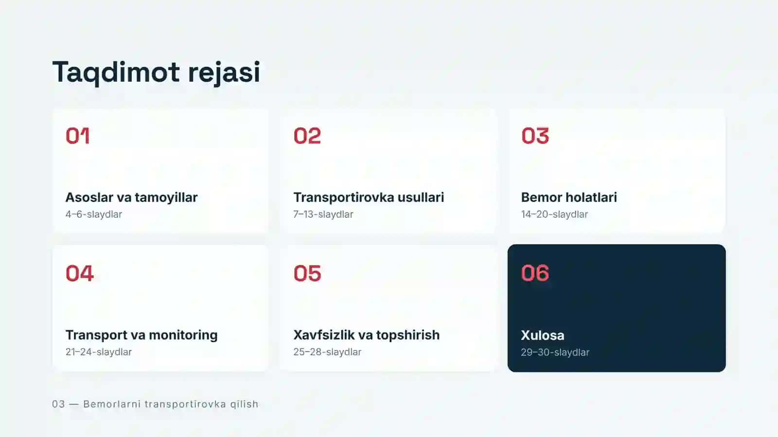 Bemorlarni transportirovka qilish 3