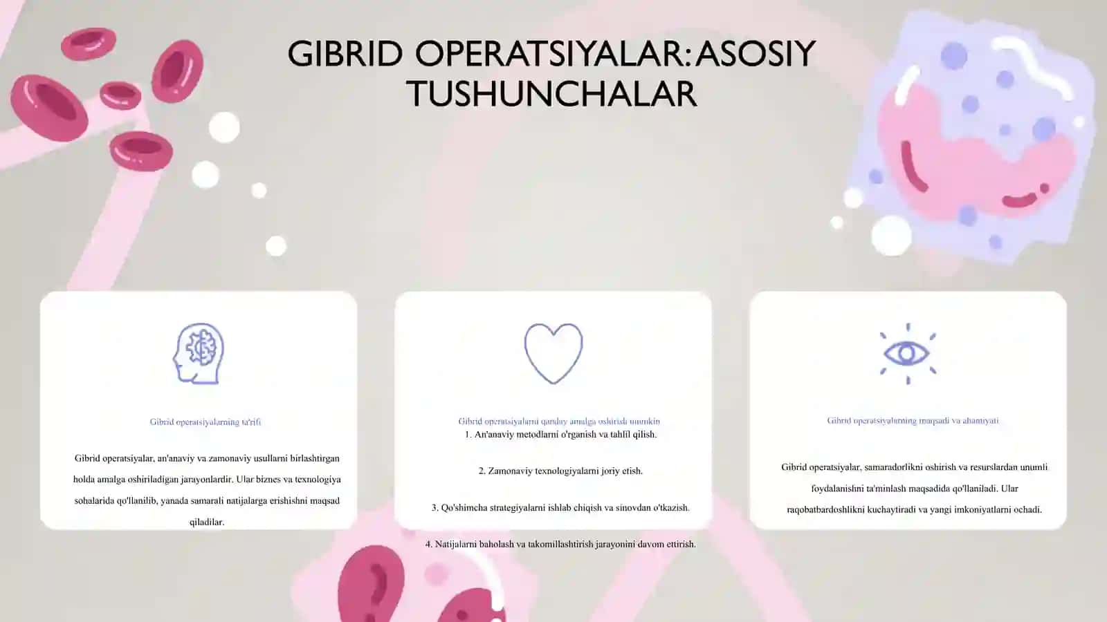 Gibrid Operatsiyalar 3