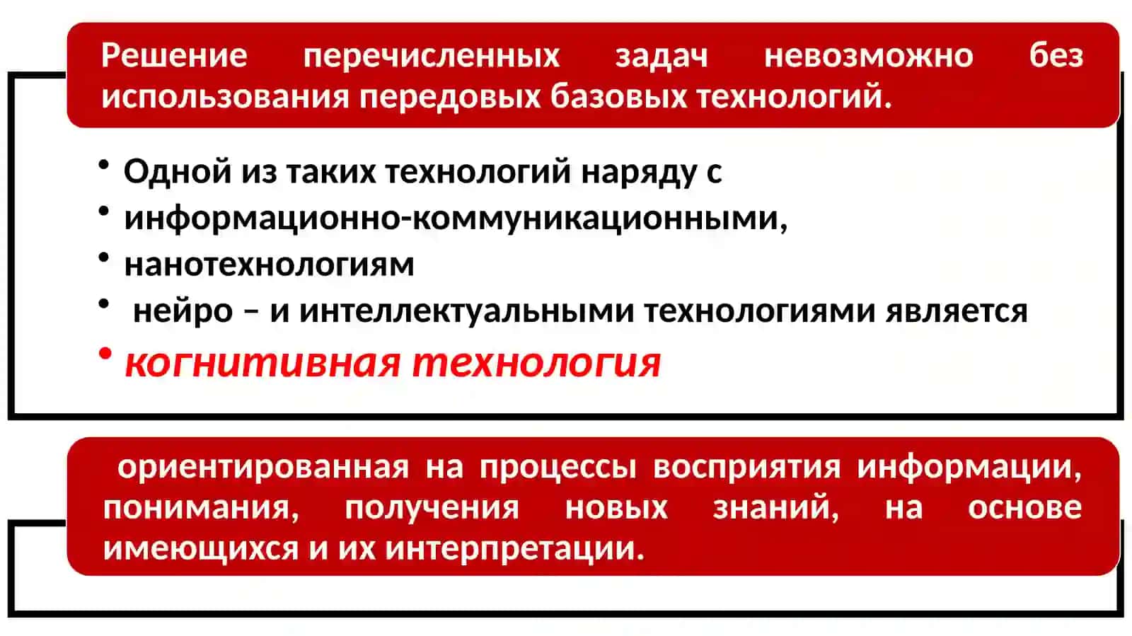 Понятие и сущность когнитивных технологий 3