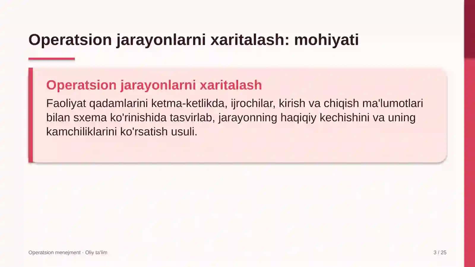 mehmonxona xo'jaligida operatsion jarayonlarni xaritalash 1314 3