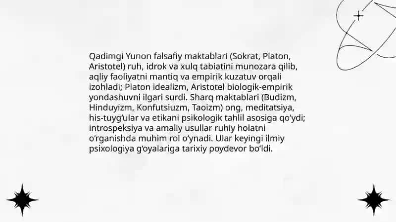 Psixologiya fanining taraqqiyot bosqichlari 3