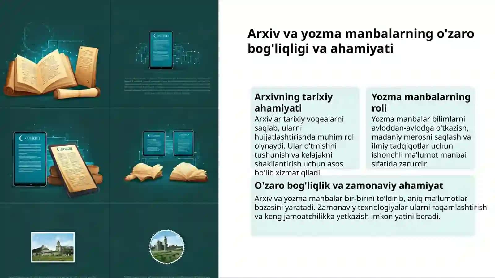 Yozma manbalar: tarixiy jarayonlarni yoritishning asosiy vositalari 3