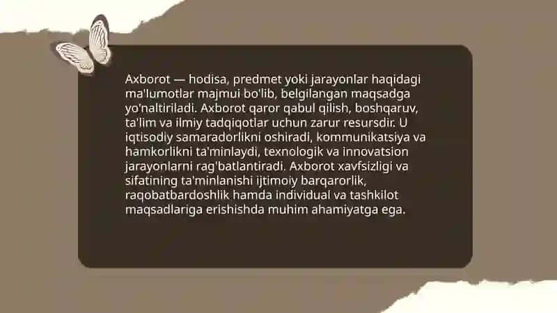 Axborot va uning turlari 3
