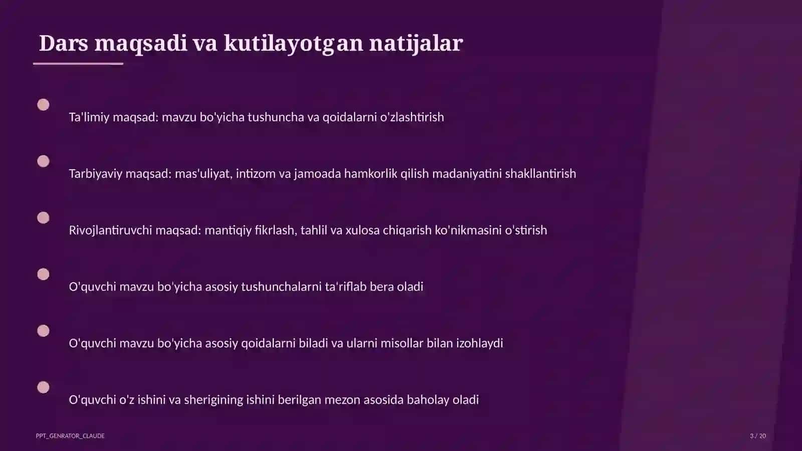 Yangi o'quv rejasi 2026-2027 3
