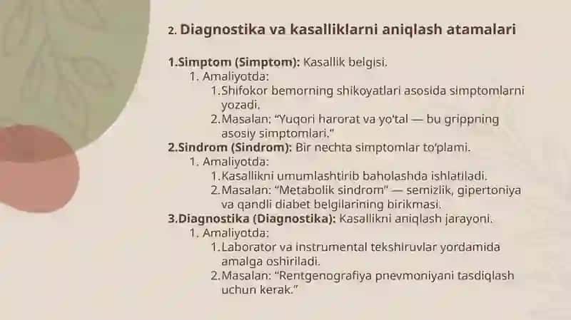 Tibbiyot 3