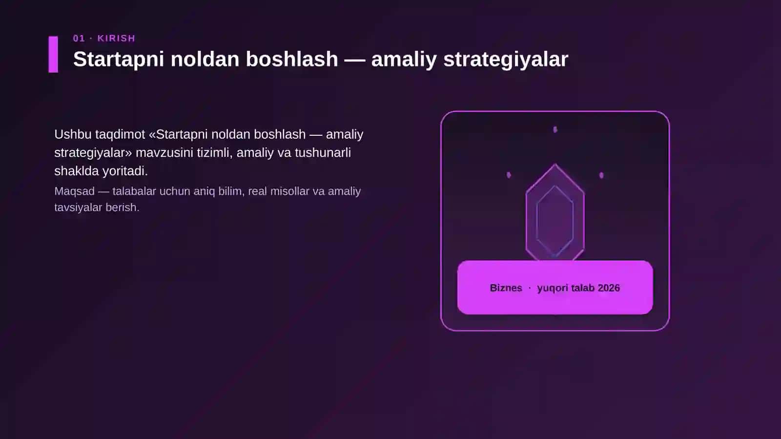 Startapni noldan boshlash — amaliy strategiyalar 3