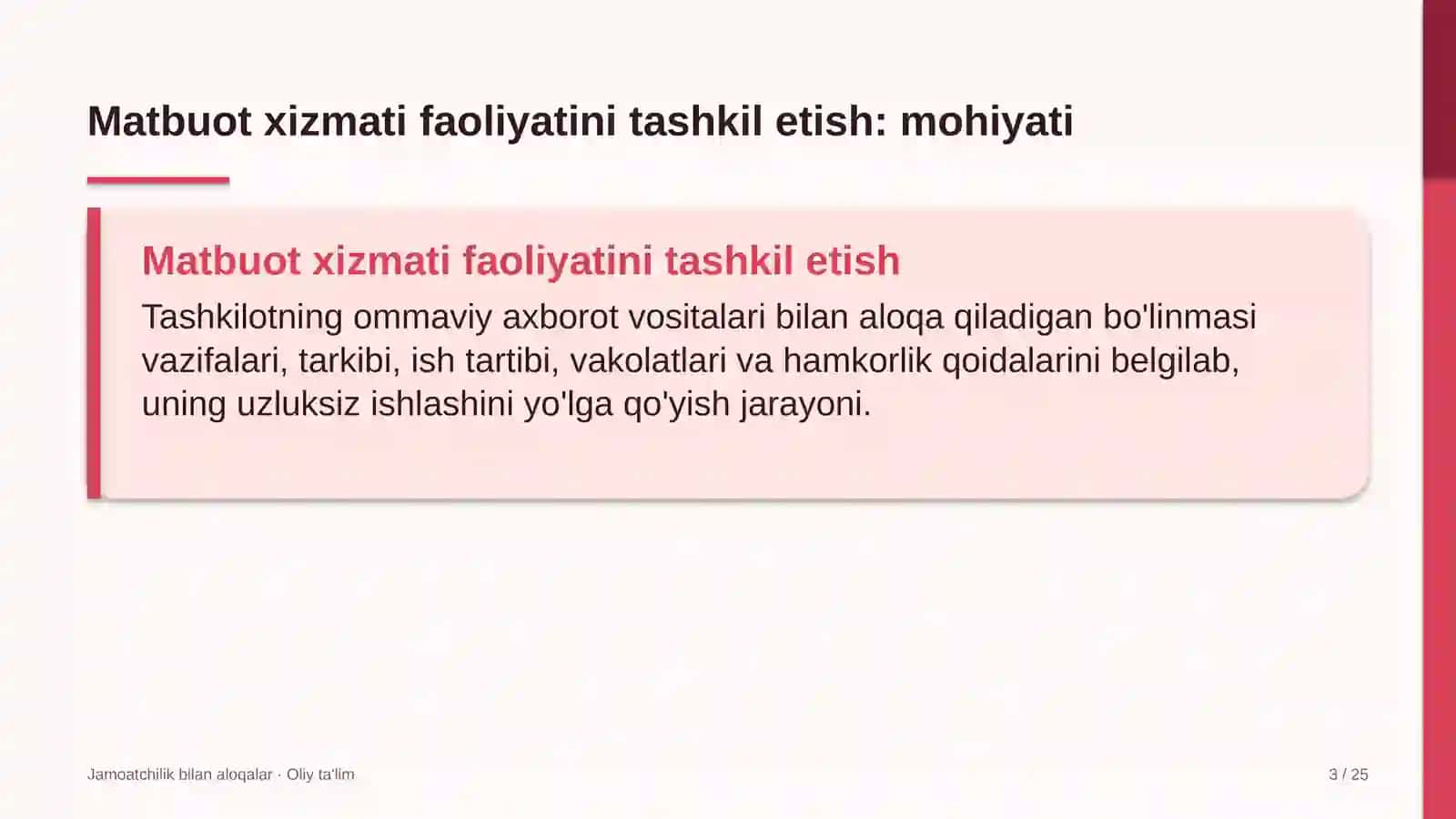 geoaxborot tizimlarida matbuot xizmati faoliyatini tashkil etish 9737 3