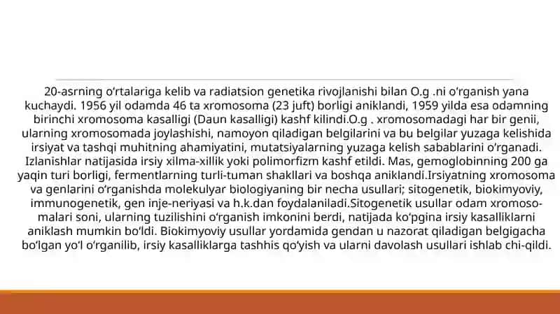 Antropogenetika usullari: shajara usuli 3