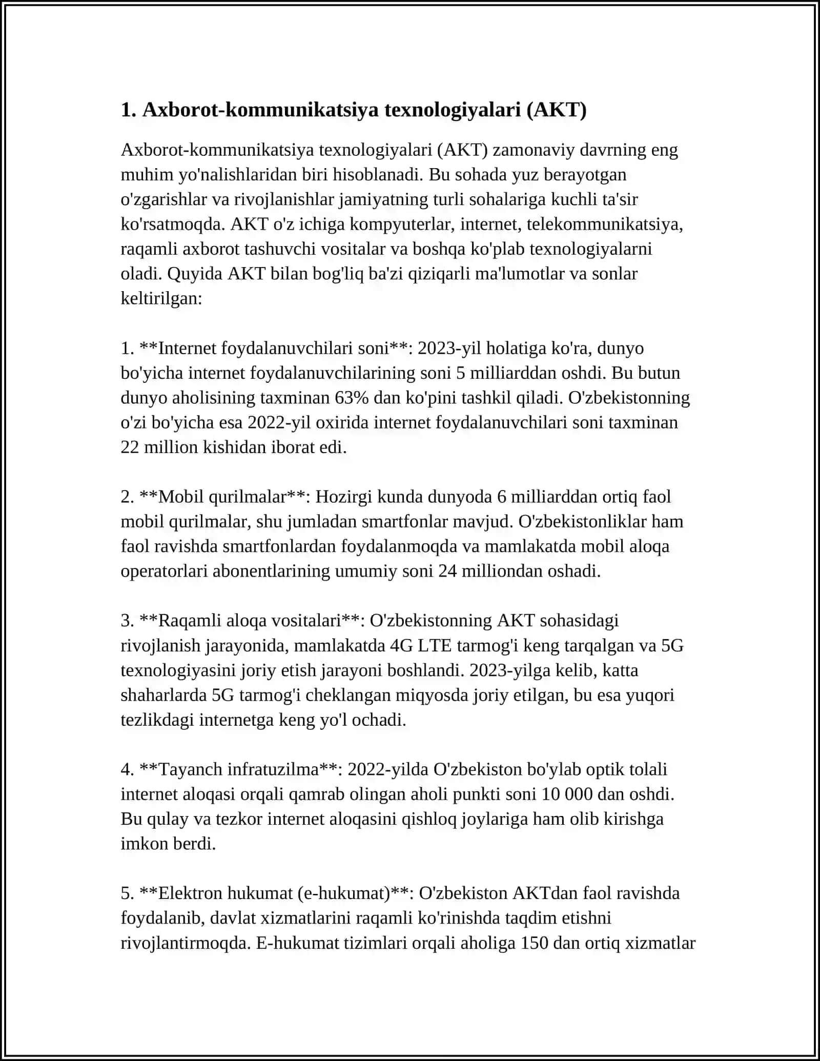 AXBOROT KOMMUNIKATSIYALARI INFRATUZILMASI 3