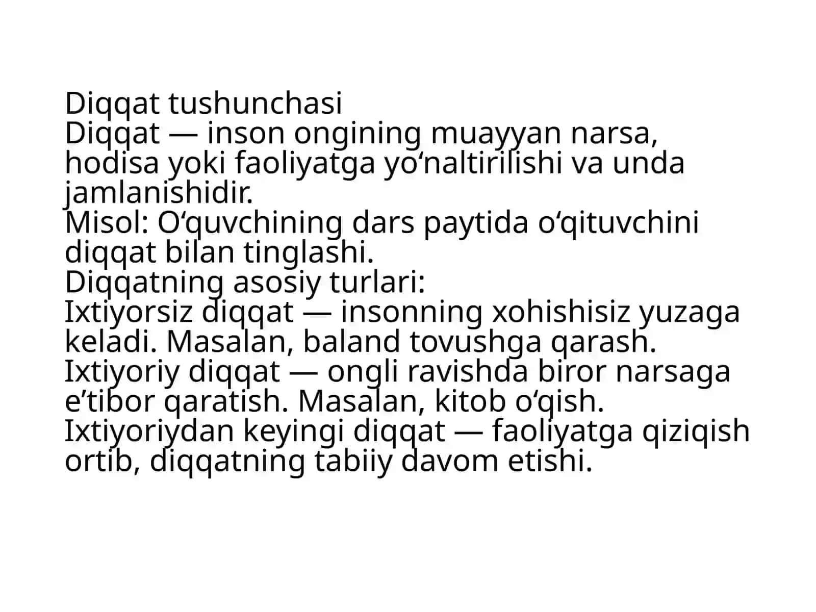 Diqqat va sezgi 3