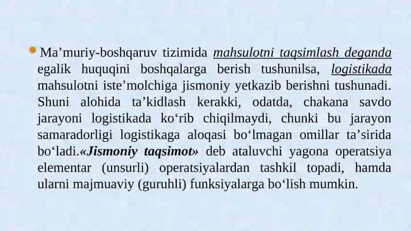 Jismoniy taqsimotning majmuaviy va elementar funksiyalari 3