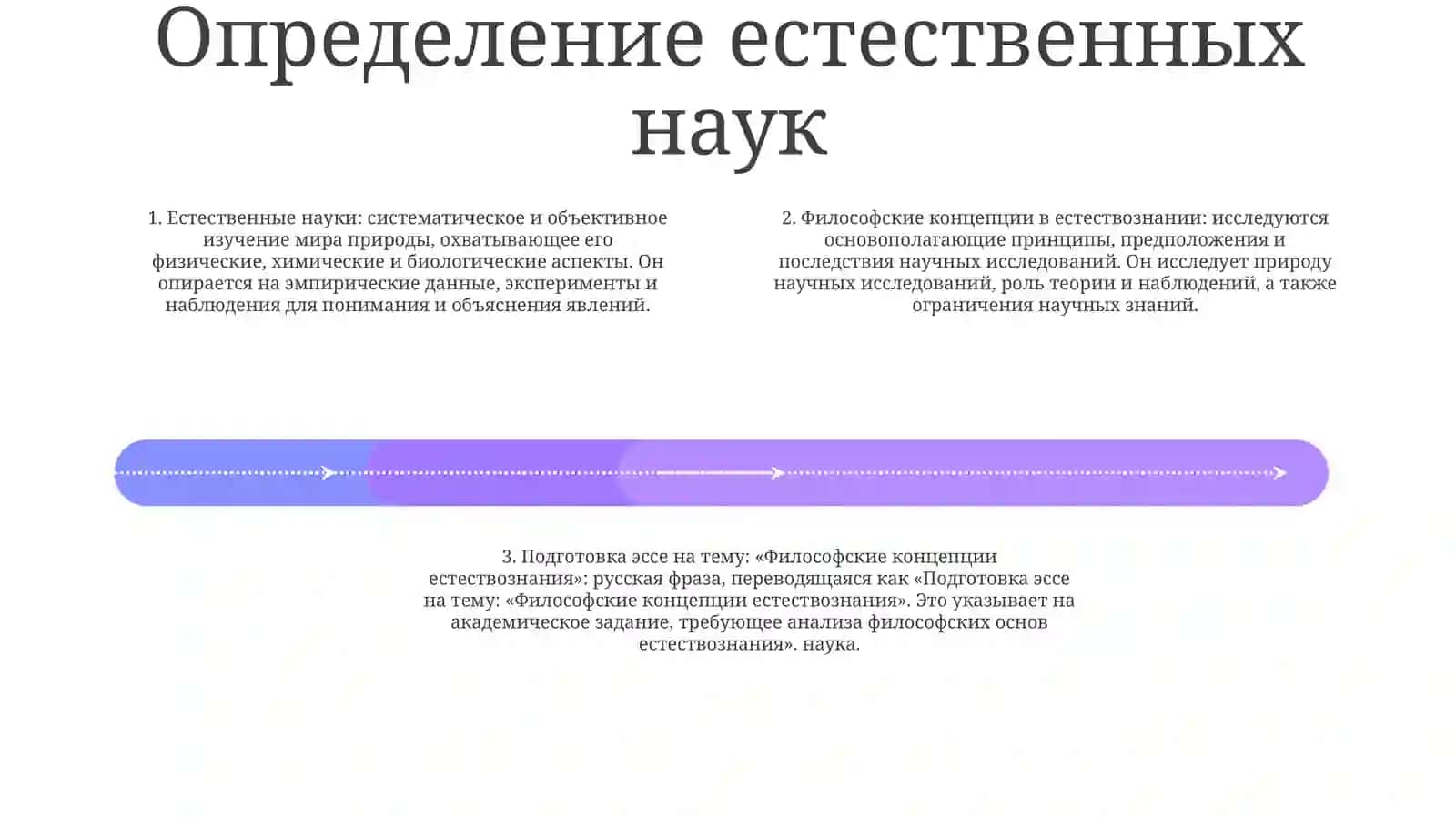 Подготовка Эссе На Тему:"Философские КонцепцииЕстествознания 3