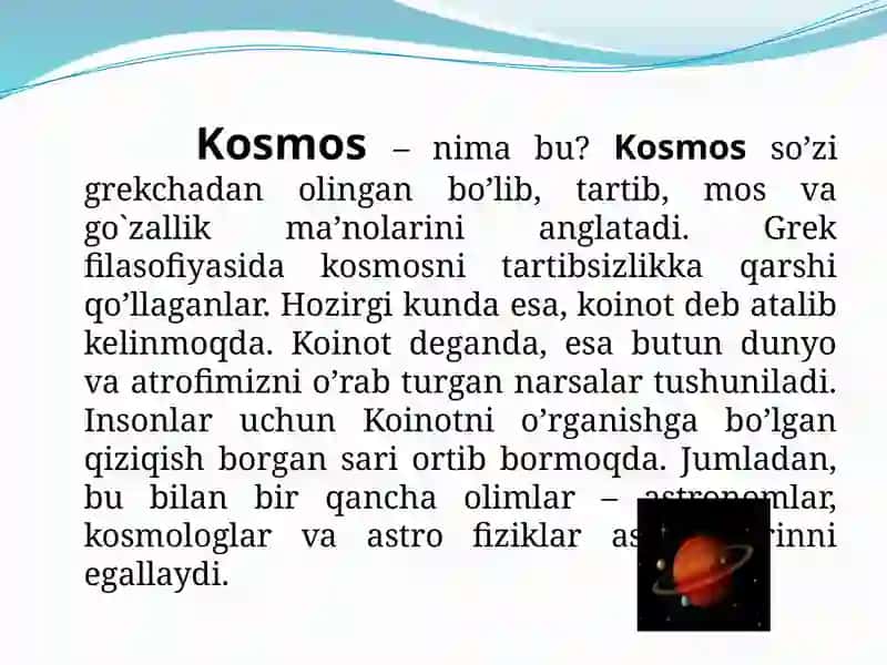 Kometavameteoritlar. meteoryomg'iri 3