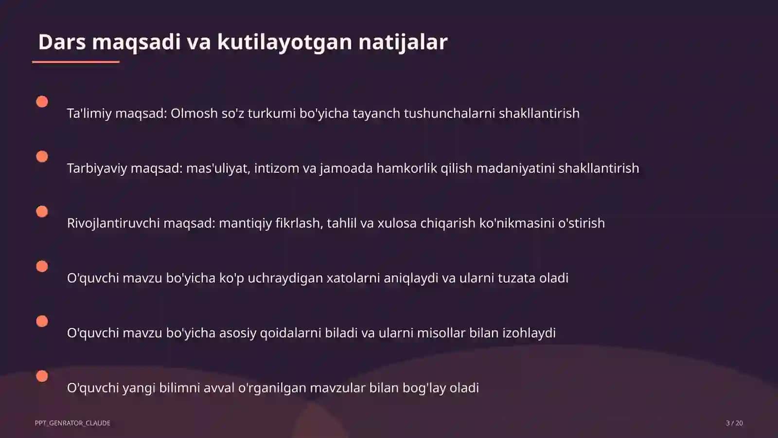 Olmosh so'z turkumi (4-sinf) 3