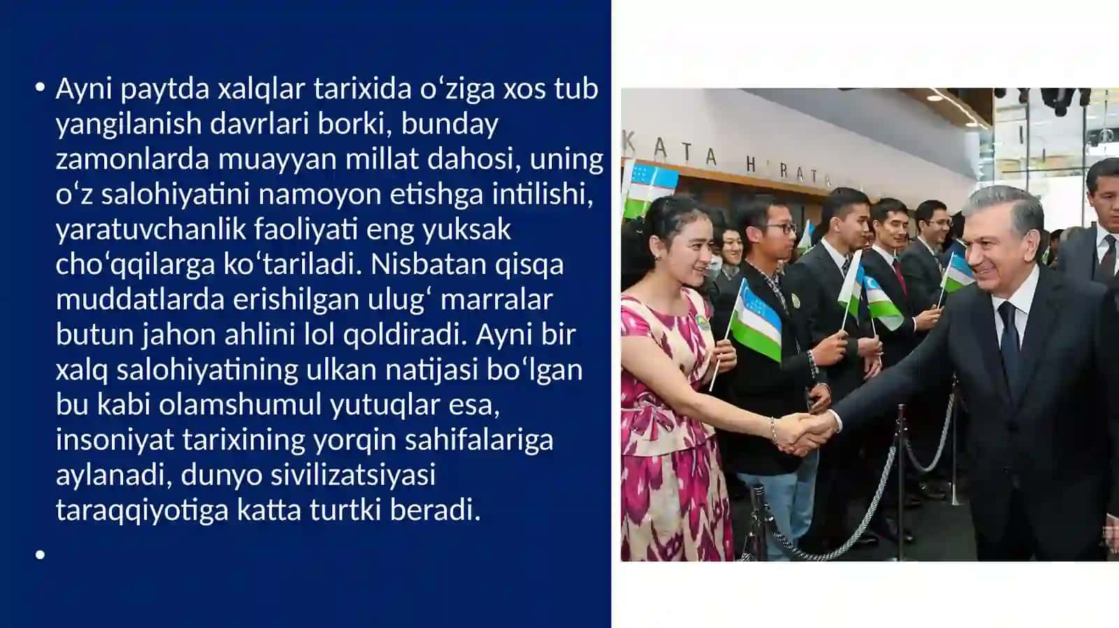 Yangi O‘zbekiston – ma’rifatli jamiyat 3