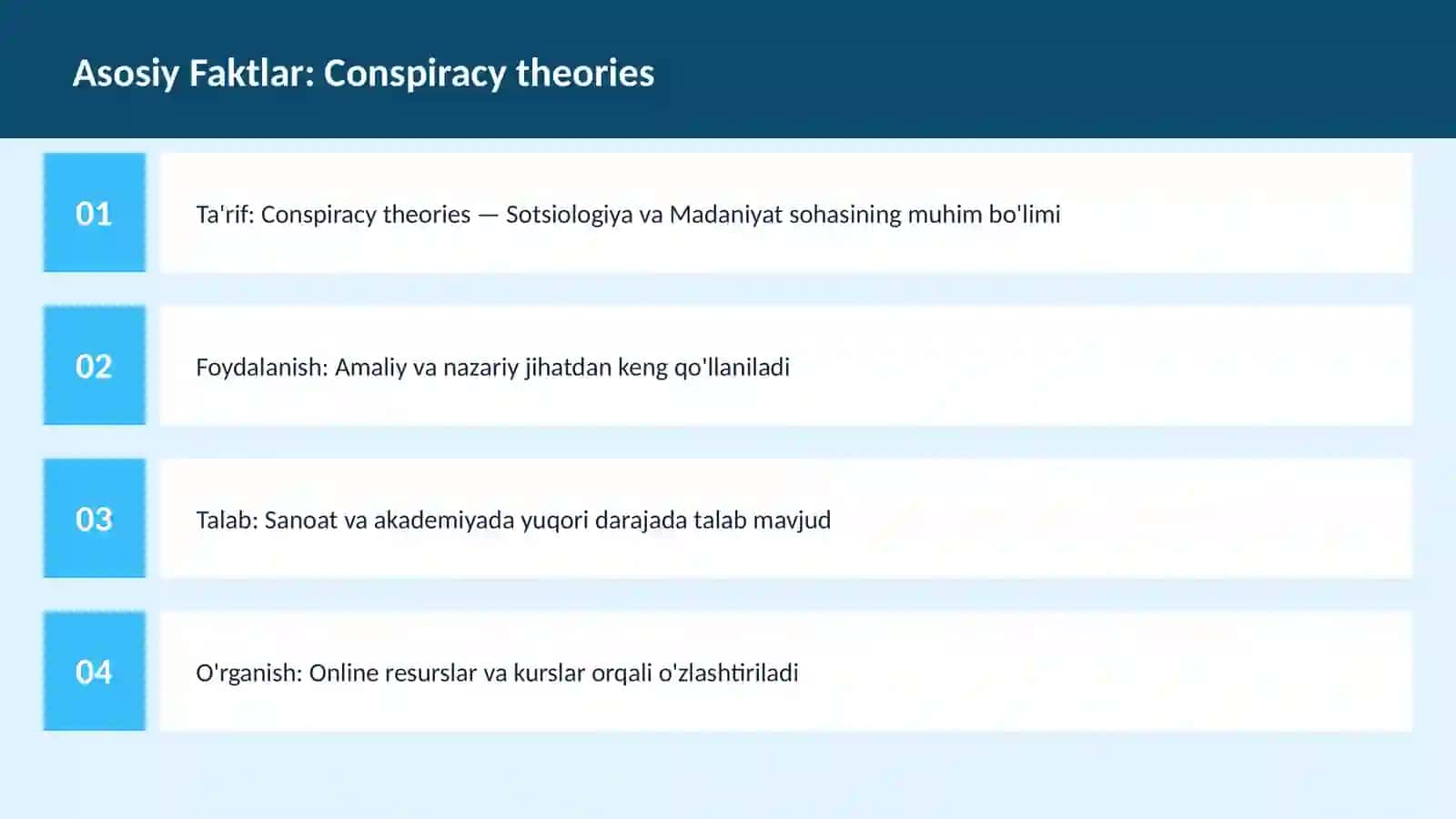 Conspiracy theories 3