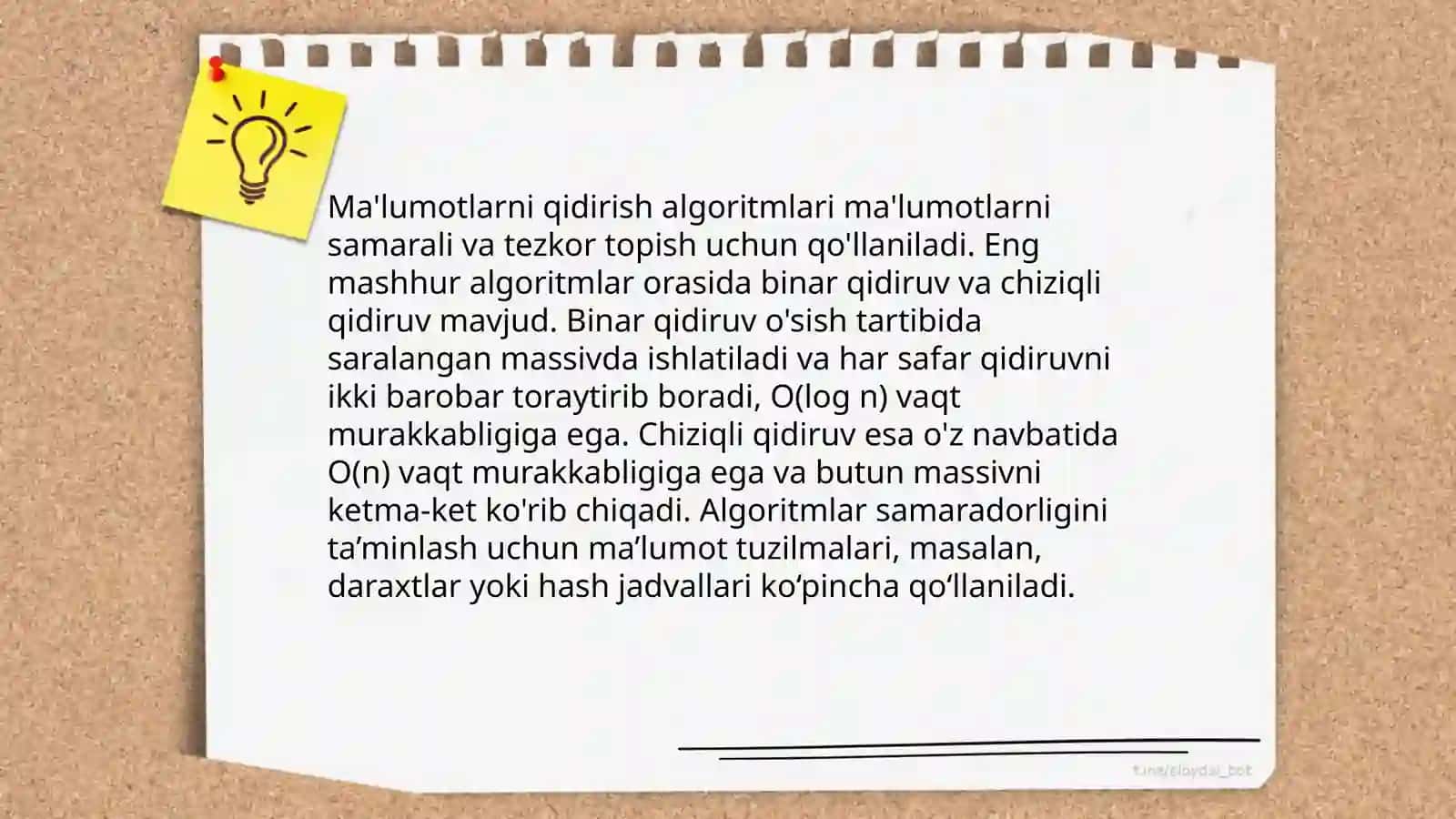 Ma'lumotlarni qidirish algoritmlari 3