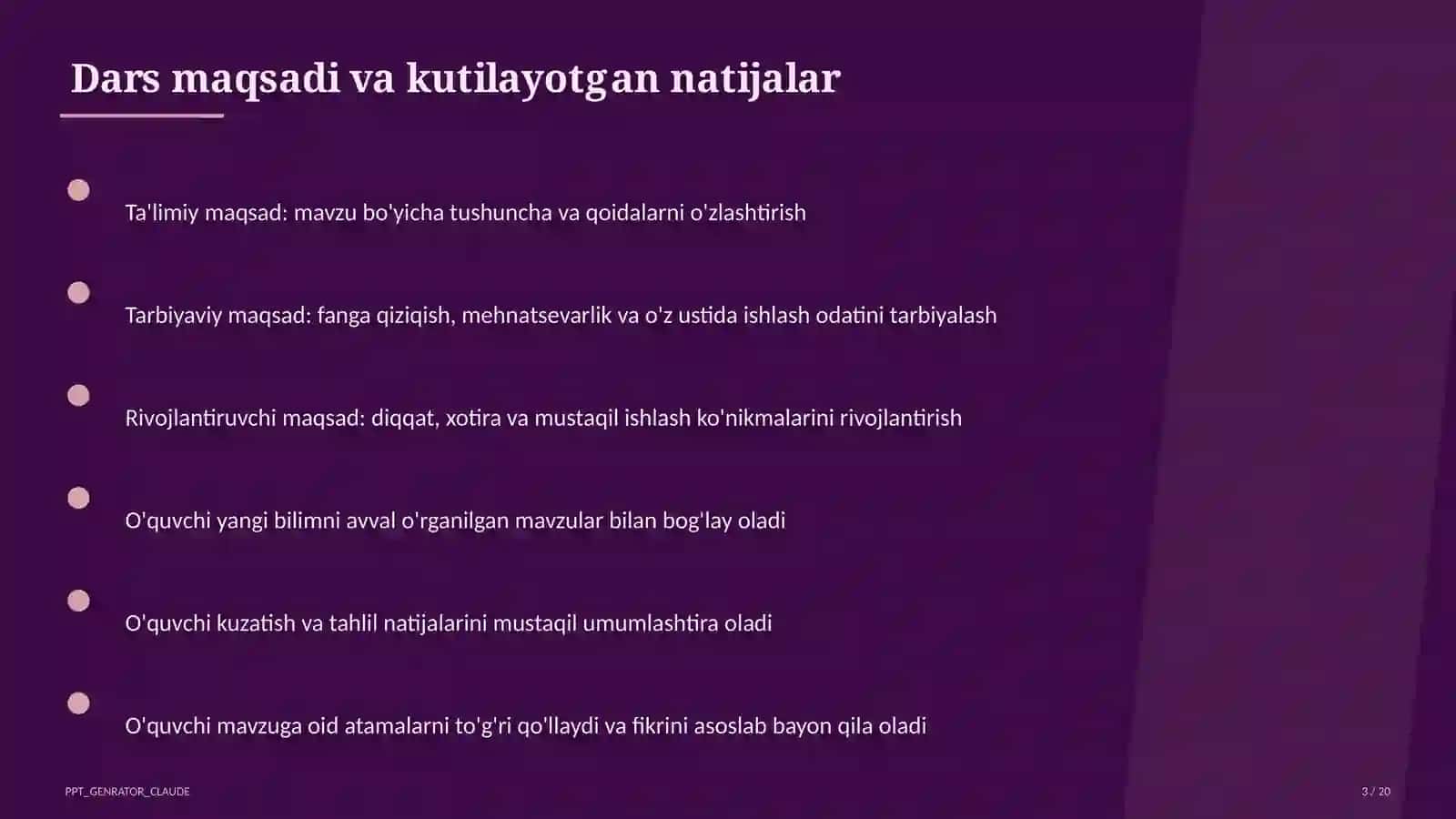 Interfaol metodlar: Venn diagrammasi va Insert 3