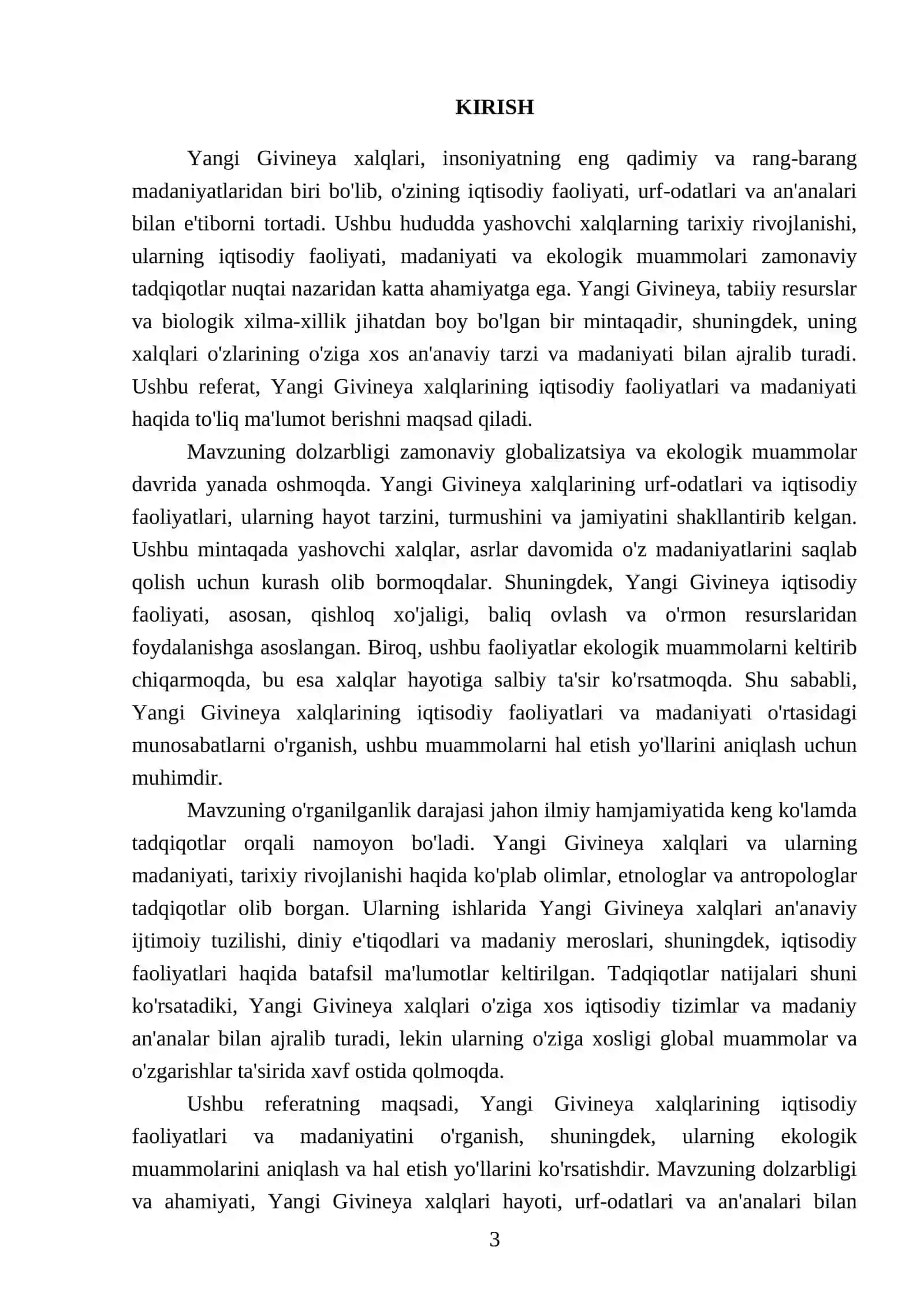 Yangi Givineya xalqlari hoʻjaligi va madaniyati 3
