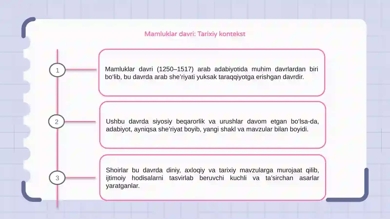 Mamluklar davrida arab sheʼriyati 3