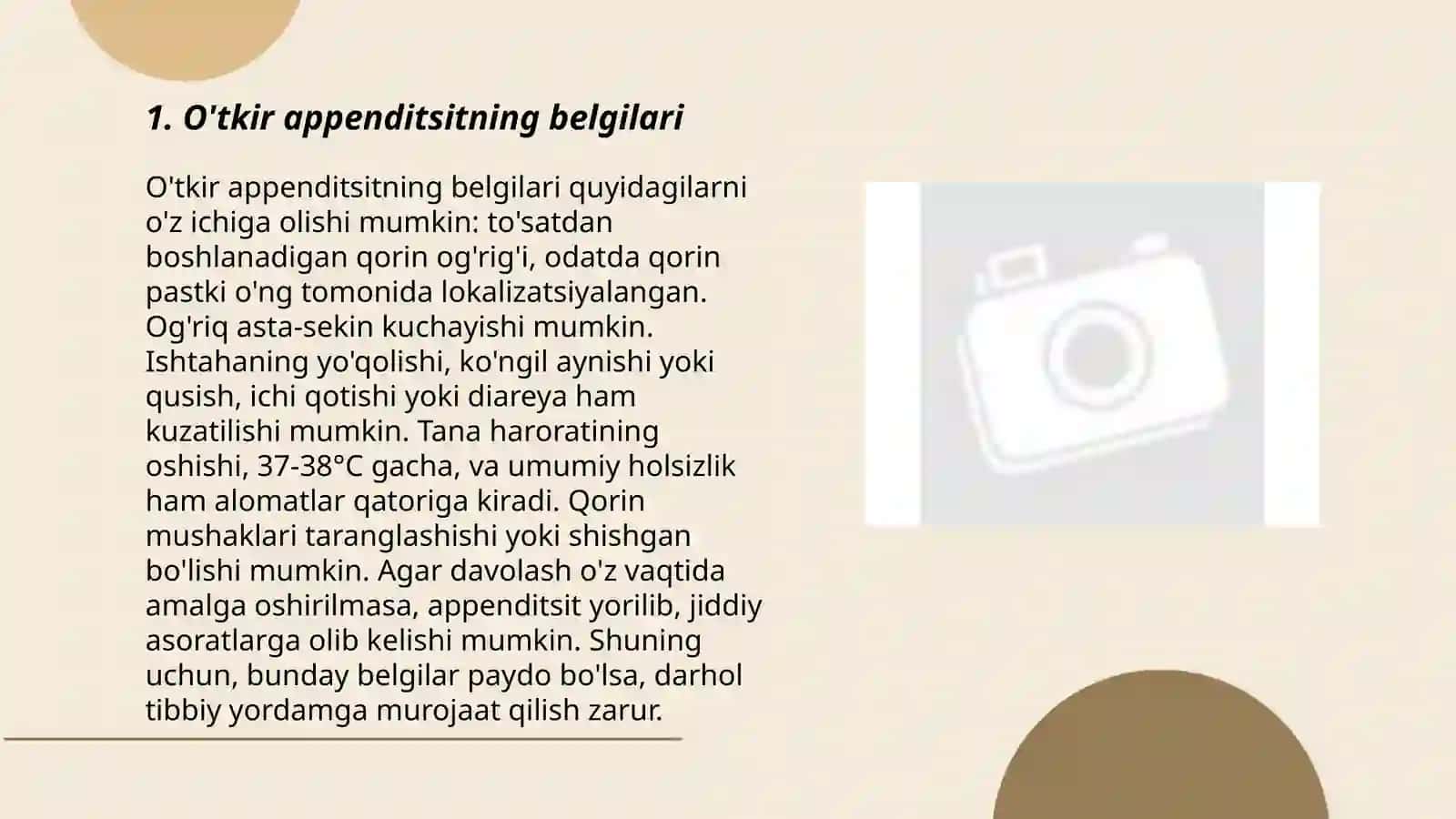 O‘tkir apendetsit 3