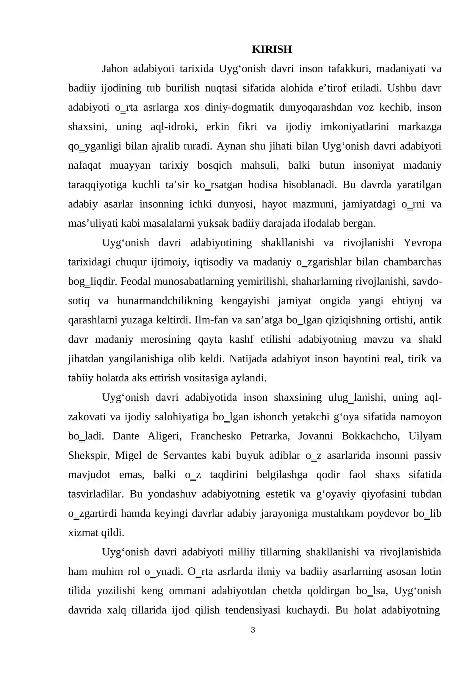 UYGʻONISH DAVRI ADABIYOTINING AHAMIYATI 3