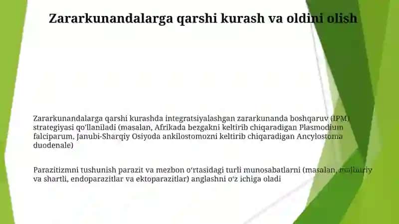 Parazitizm va parazitlar haqida tushuncha 3