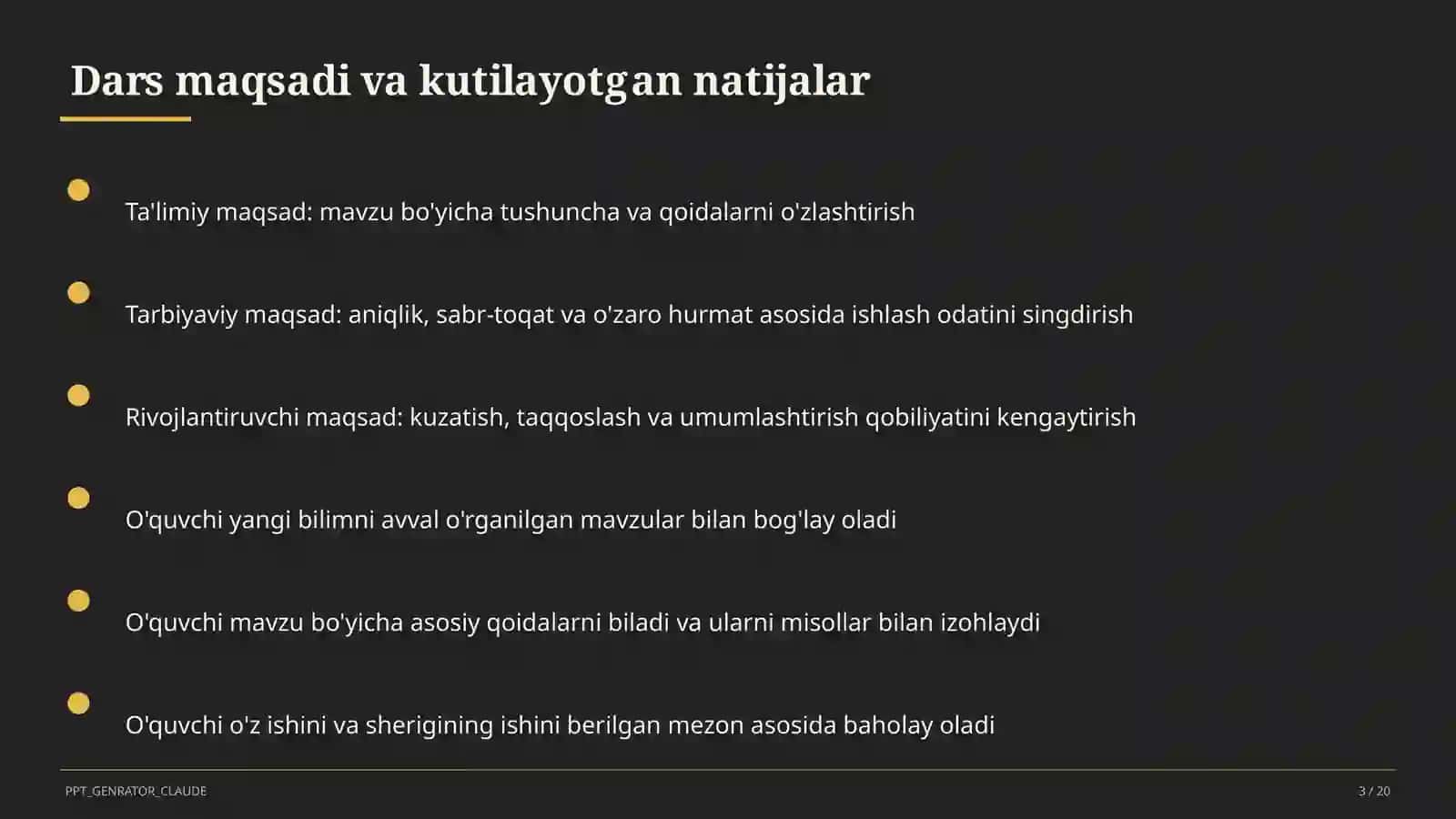 Mexanik harakat: yo'l, tezlik, vaqt (6-sinf) 3